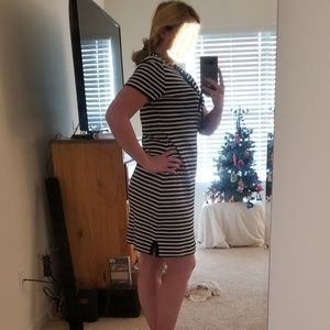 CHAPS Ralph Lauren stripped dress size xl